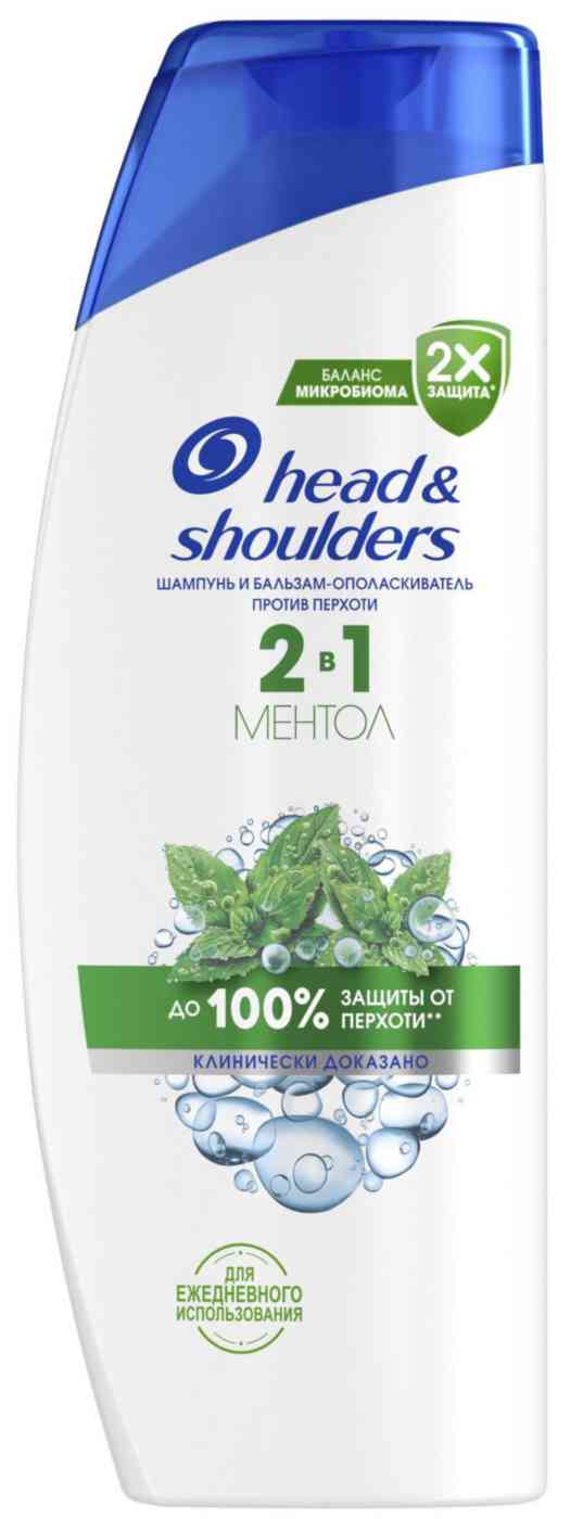 

Шампунь и бальзам-ополаскиватель против перхоти 2в1 Head & Shoulders ментол
