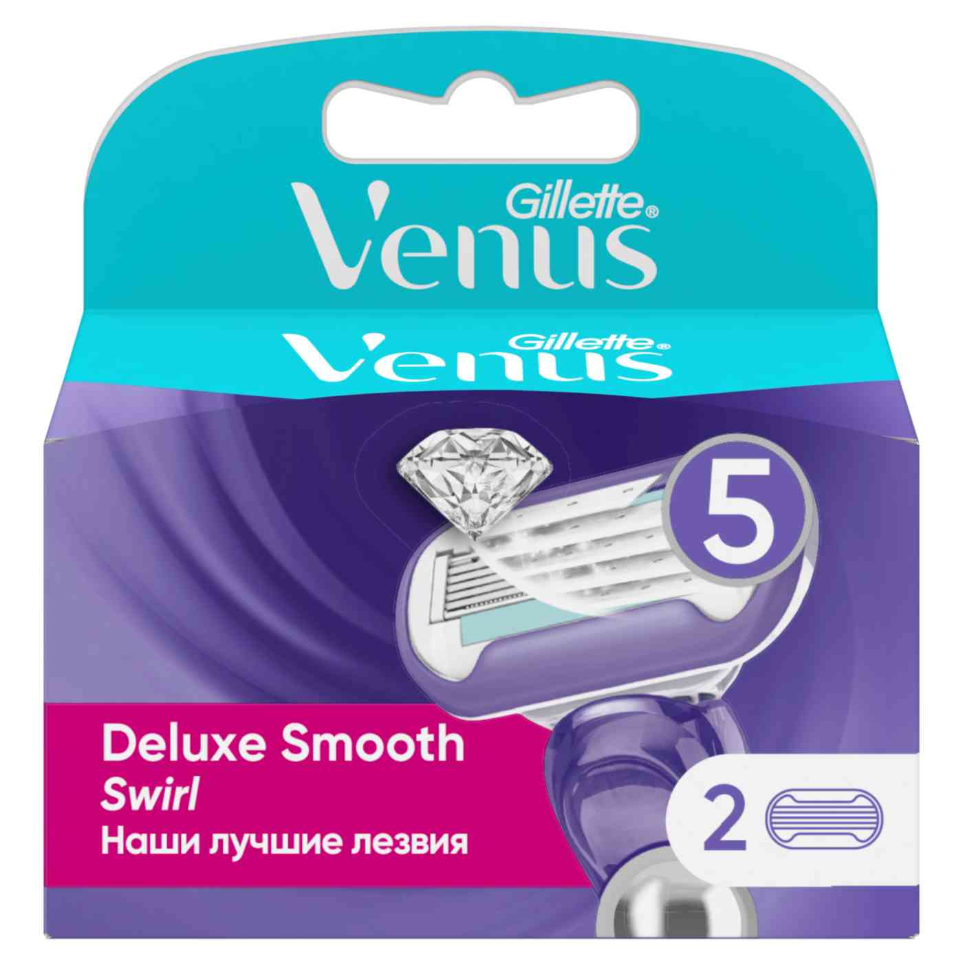 

Сменные кассеты для бритья Gillette Venus Swirl