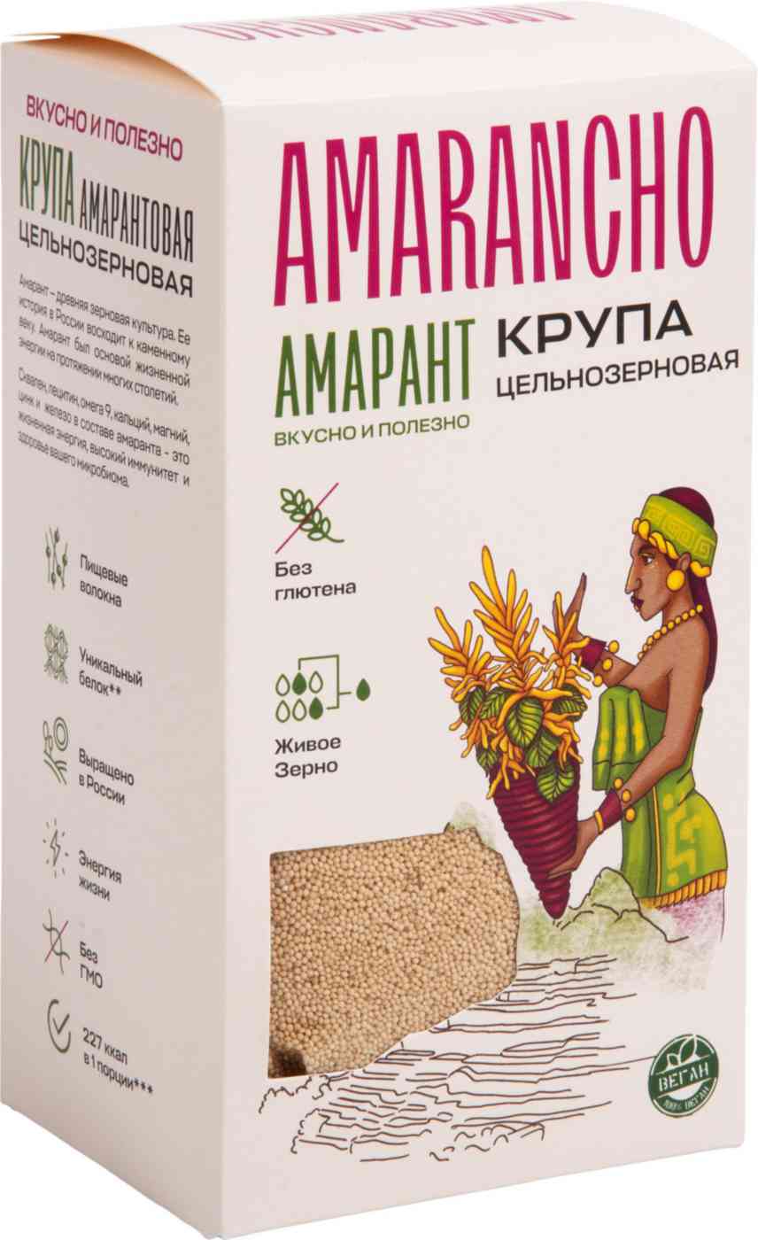 

Крупа цельнозерновая Amarancho