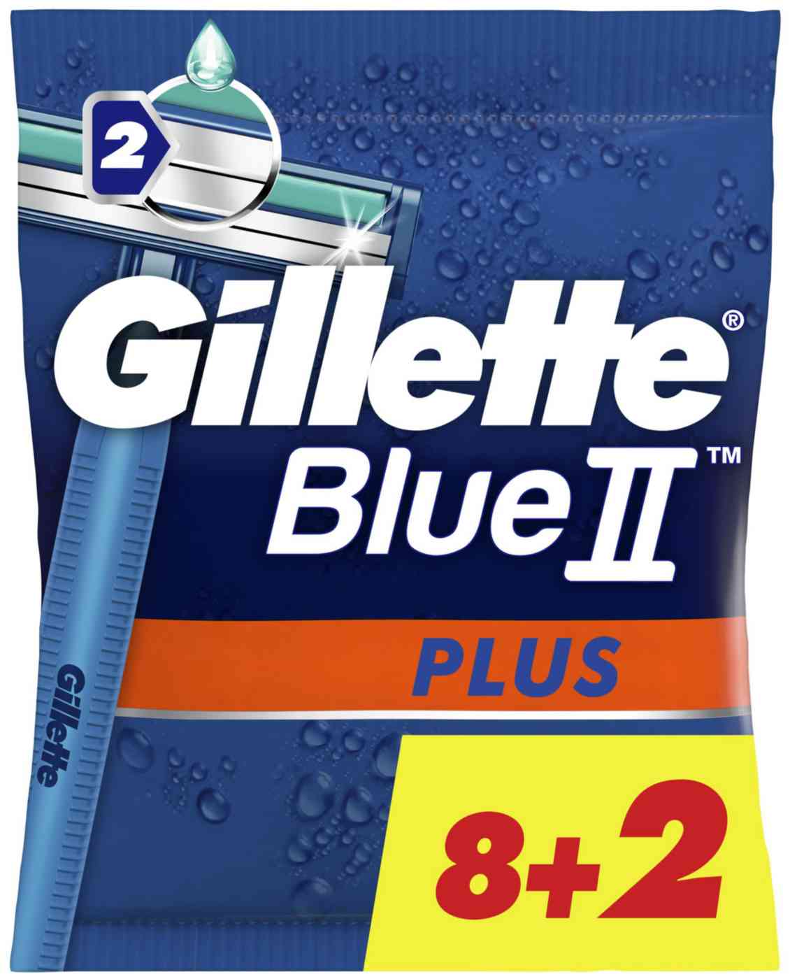 

Бритвенный станок одноразовый Gillette Blue II Plus