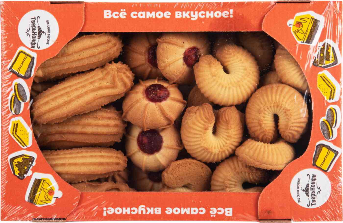 Печенье песочное ТверьКонфи ассорти
