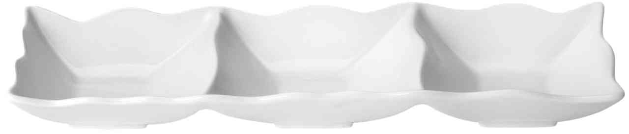 

Менажница фарфоровая, цвет белый