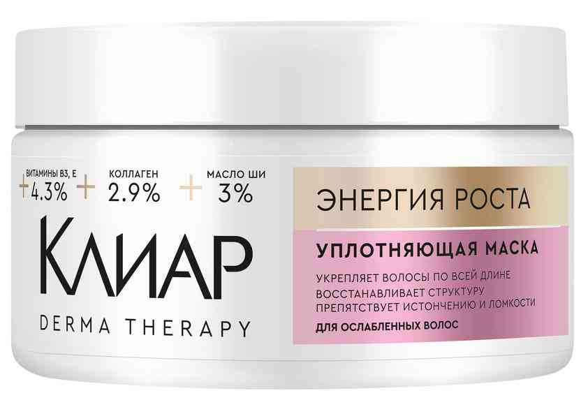 

Маска для ослабленных волос Клиар Derma Therapy энергия роста