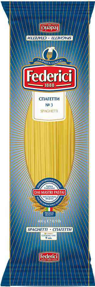 

Макаронные изделия Federici Спагетти