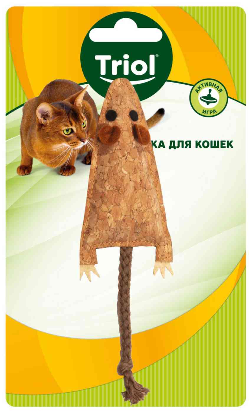 Игрушка для кошек из пробковой коры Triol