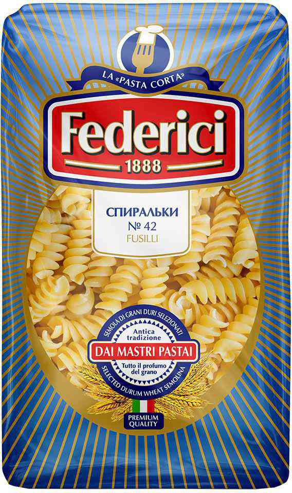

Макаронные изделия Federici Спиральки