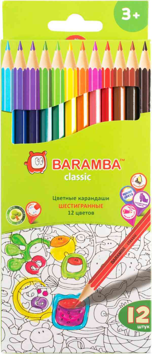 Карандаши цветные Baramba