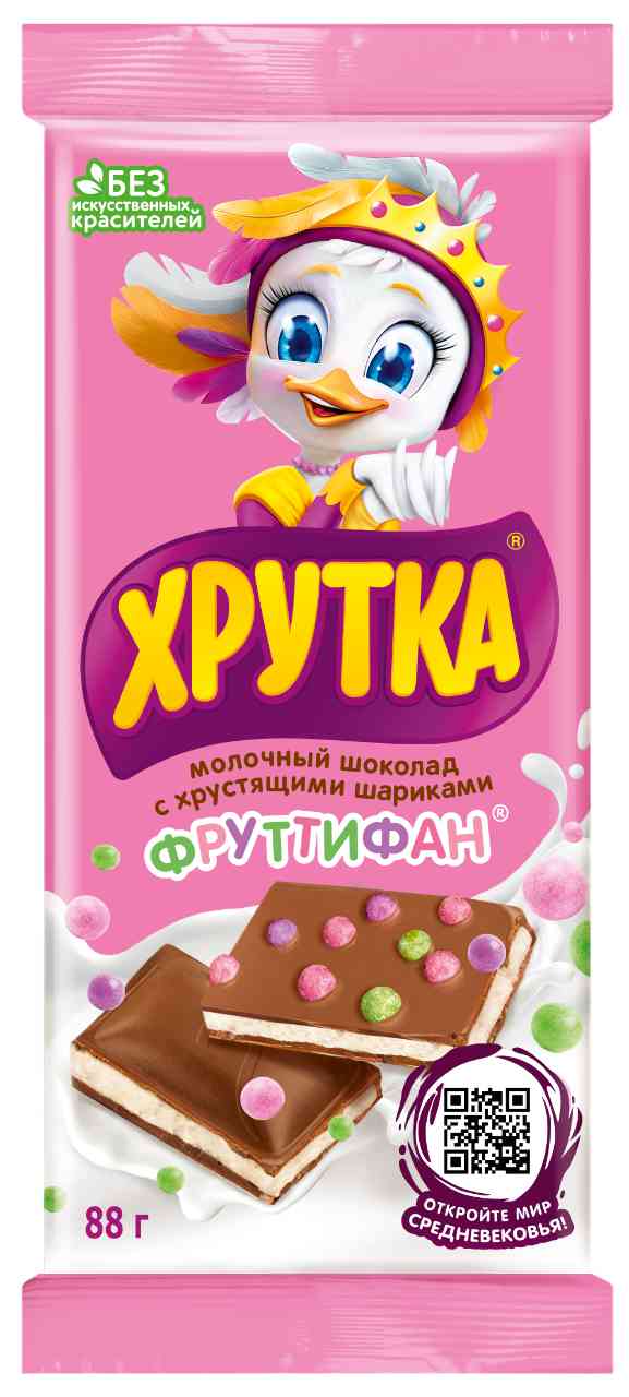 

Шоколад молочный Хрутка