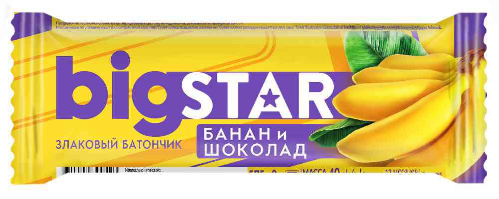 Батончик злаковый Big Star