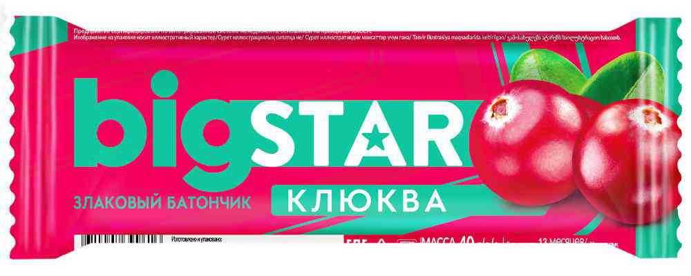 Батончик злаковый Big Star