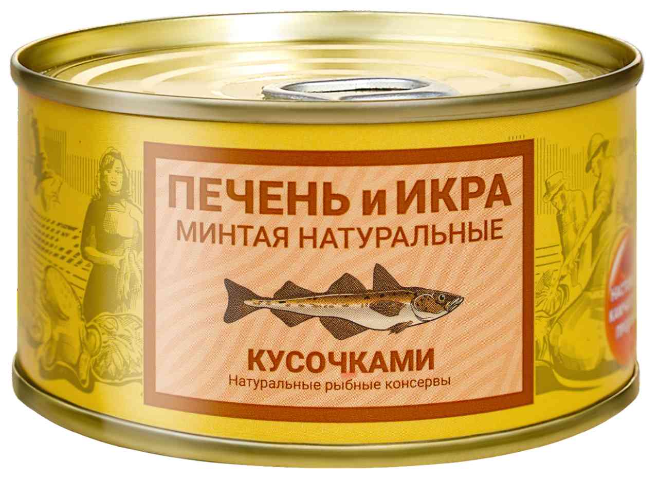

Печень и икра минтая Камчатралфлот