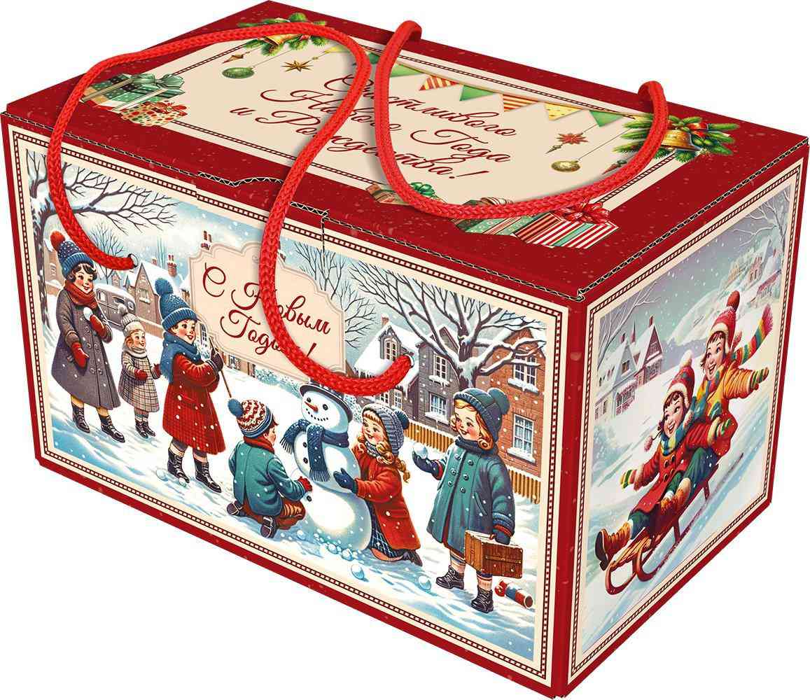 

Подарок детский новогодний Азбука Праздника Посылка Счастливые деньки