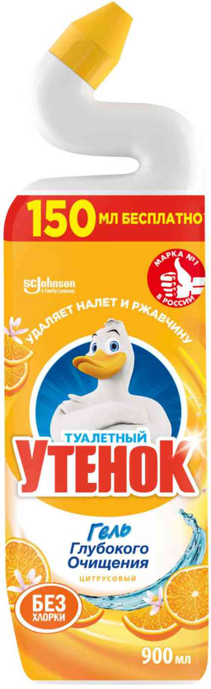 

Числящий гель для унитазов Туалетный утёнок