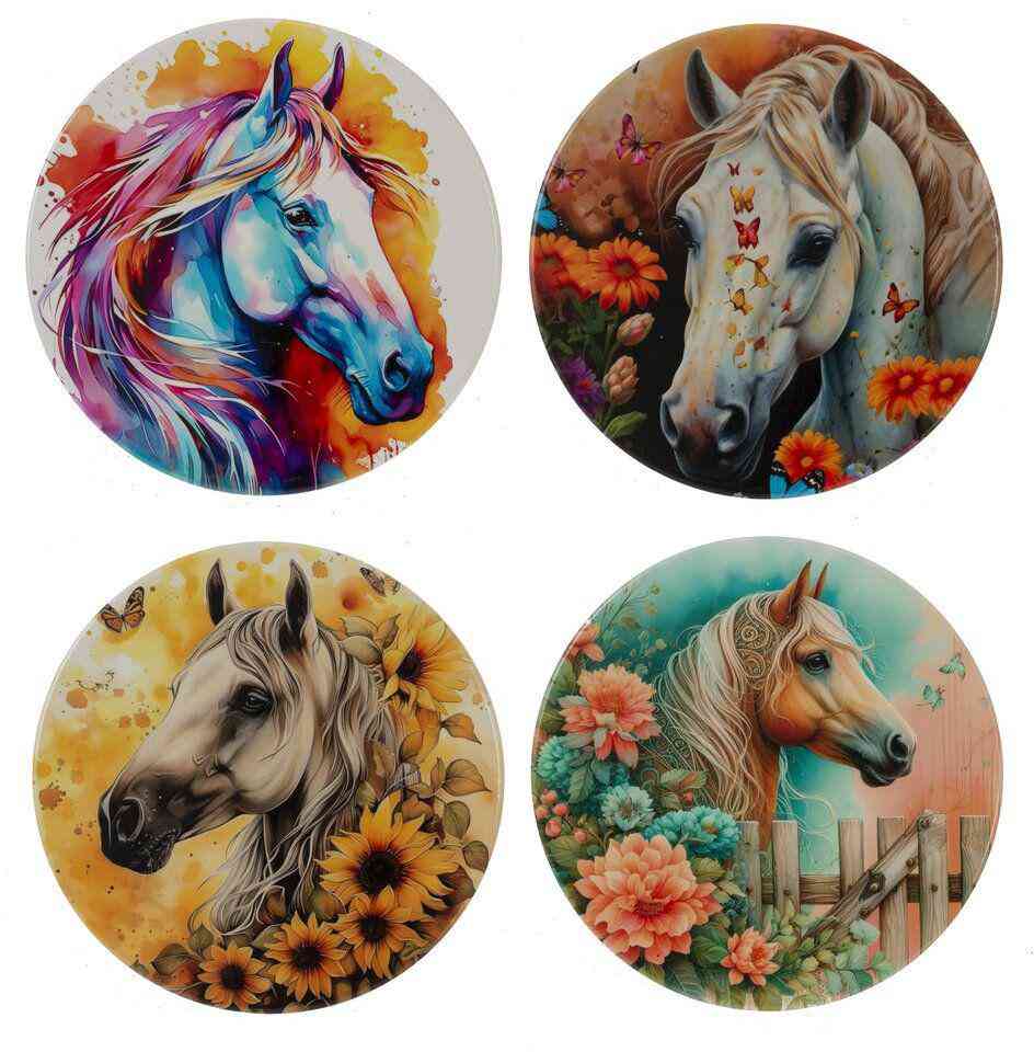 Подставка под горячее Лошадь рисунок в ассортименте мультцвет 166₽