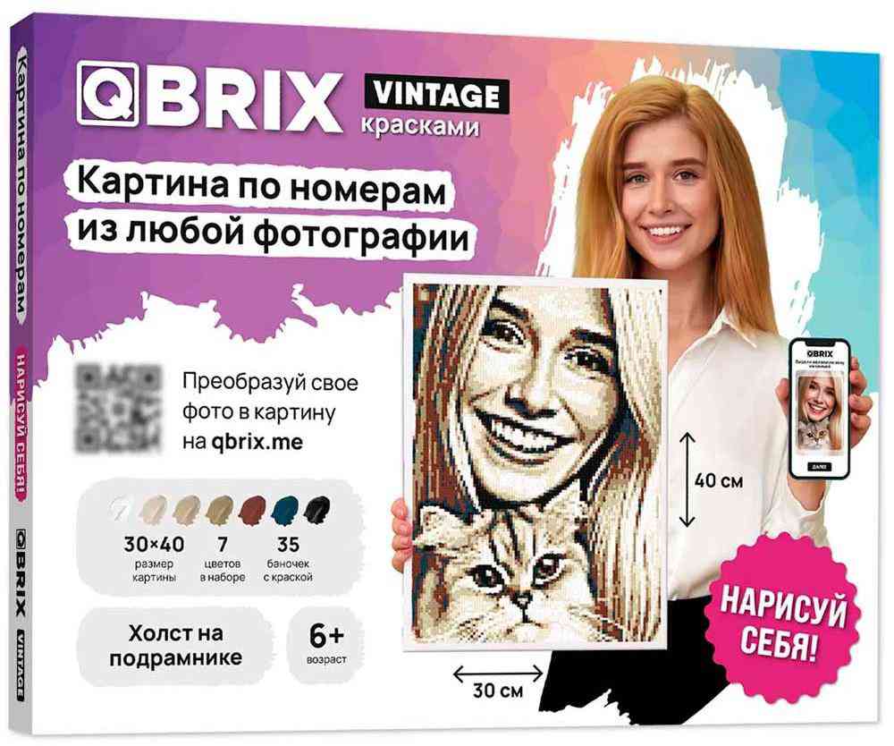 

Картина по номерам QBRIX