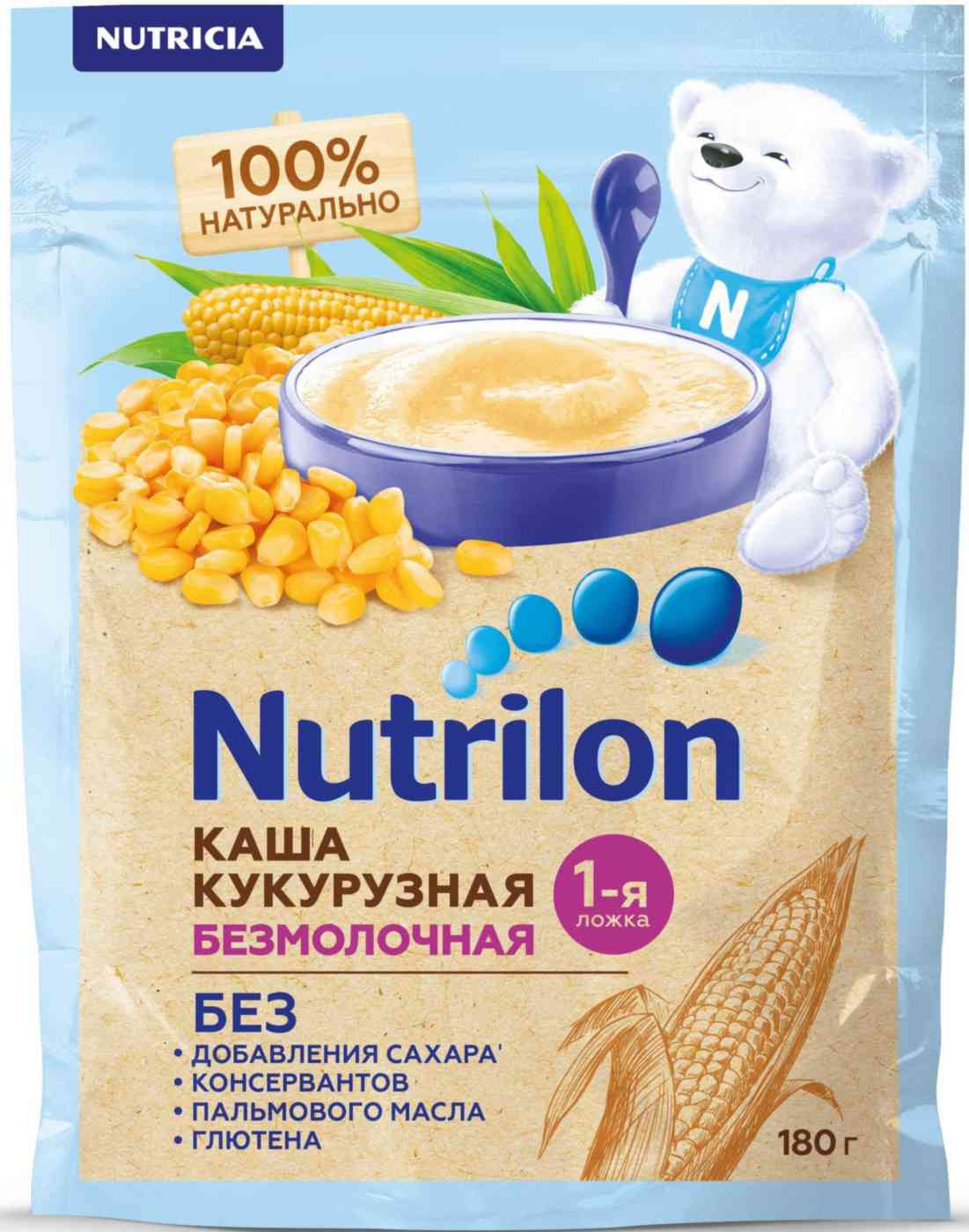 Каша кукурузная безмолочная Nutrilon