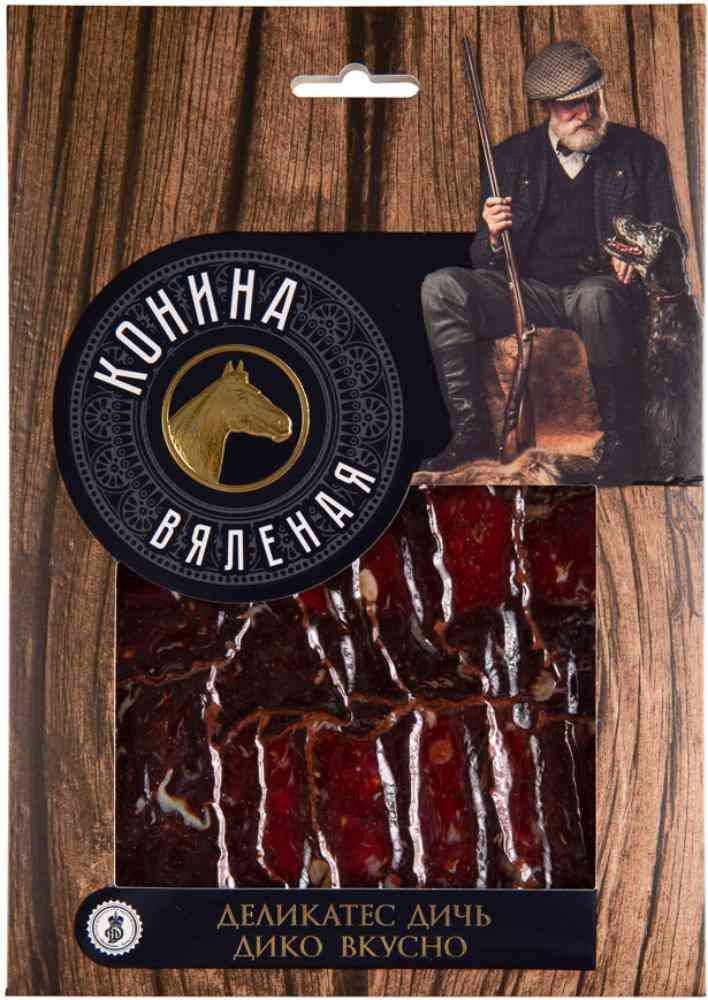 

Колбаса сырокопченая Деликатес Дичь конина, нарезка