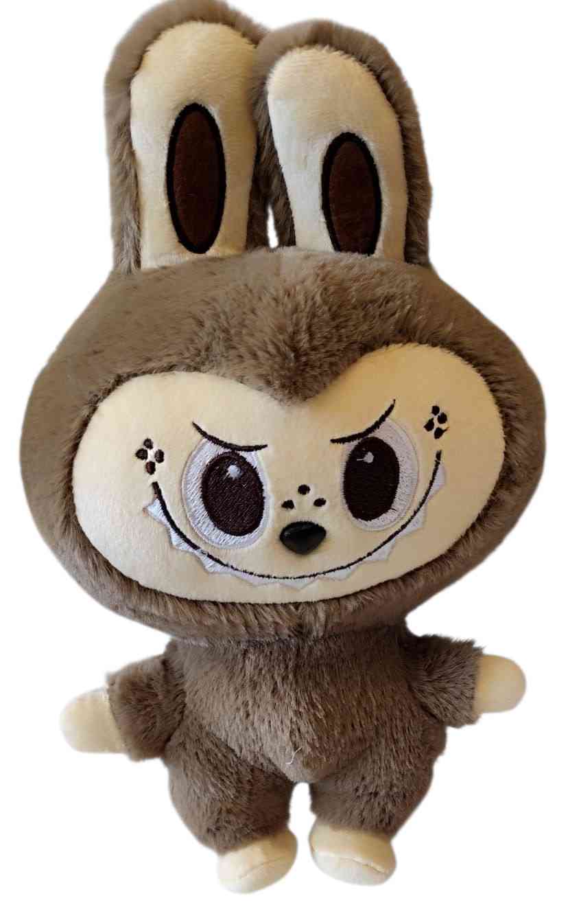 

Мягкая игрушка Soffy Эльф Лабубу серо-коричневый