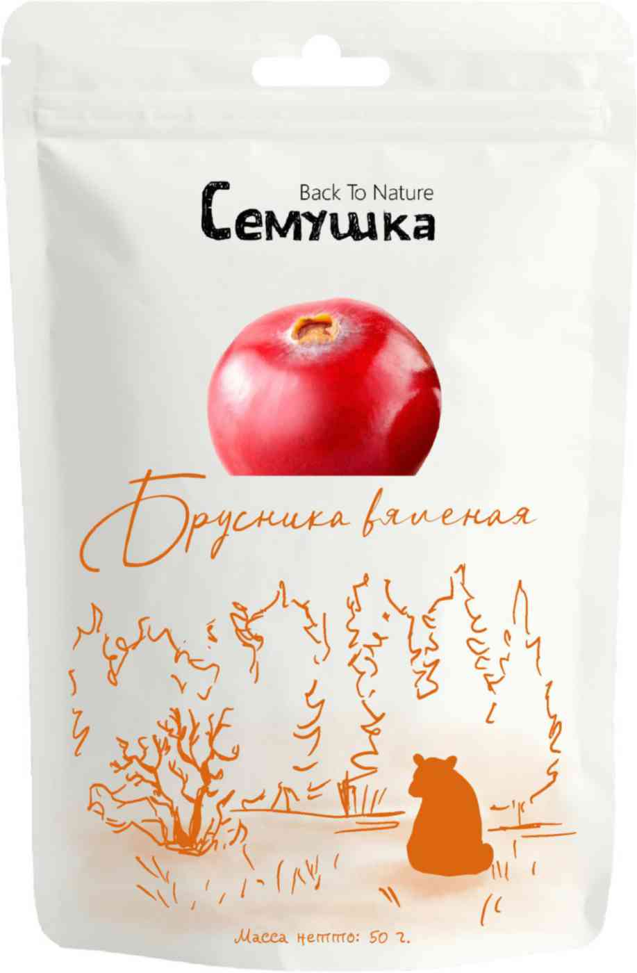 Брусника вяленая Семушка