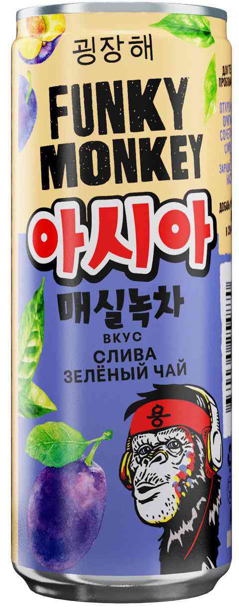 

Напиток Funky Monkey слива-зеленый чай