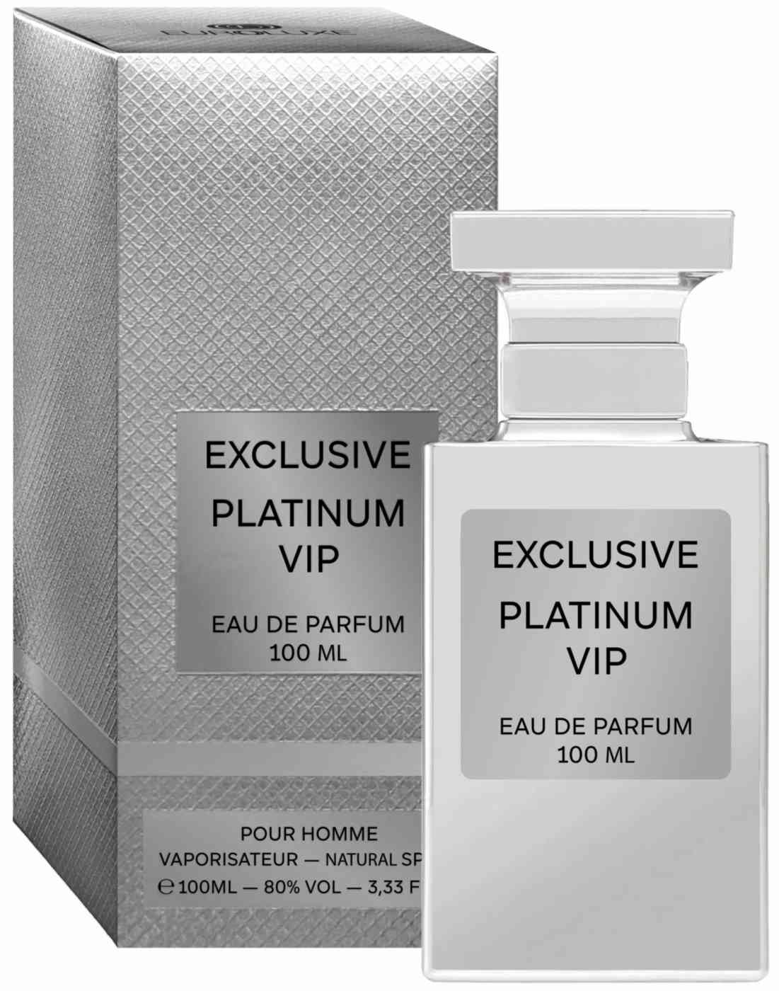 

Парфюмерная вода для мужчин Euroluxe Platinum Vip