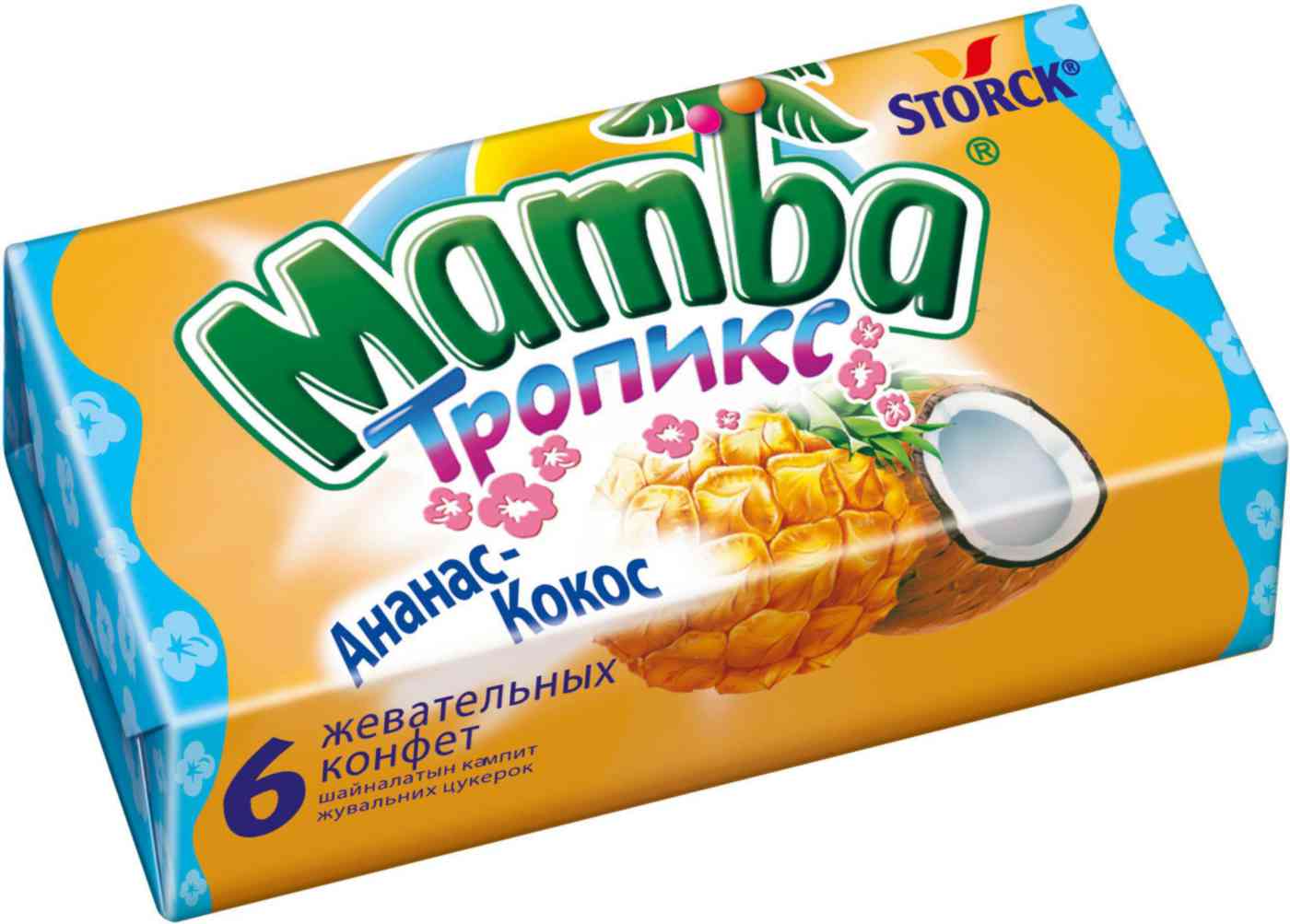 Кофеты жевательные Mamba