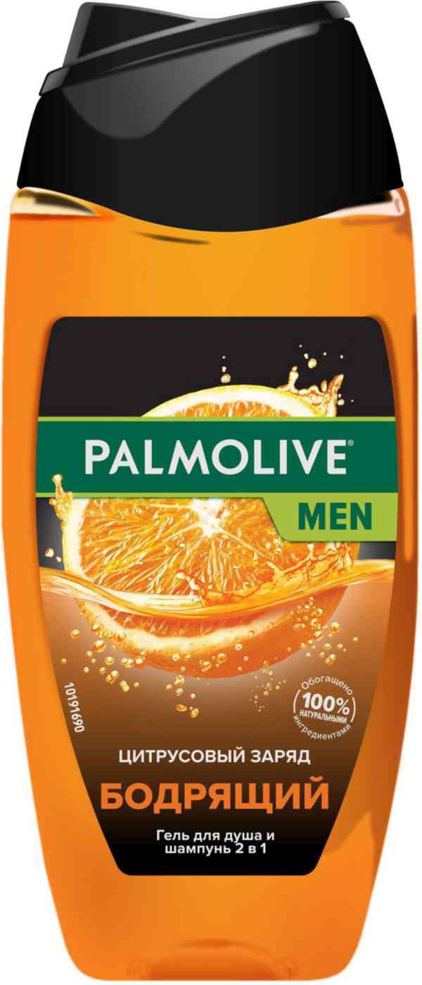 

Гель для душа и шампунь 2 в 1 бодрящий Palmolive