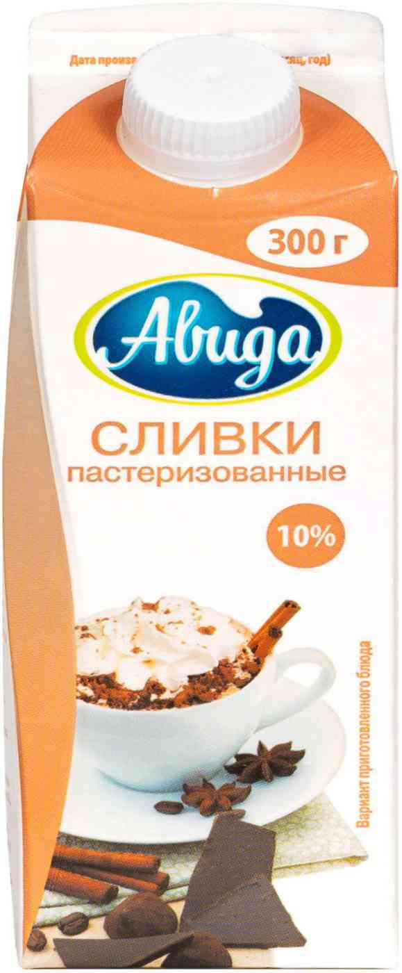 

Сливки питьевые Авида