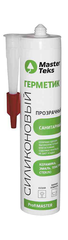 Герметик силиконовый прозрачный ProfiMASTER Master Teks
