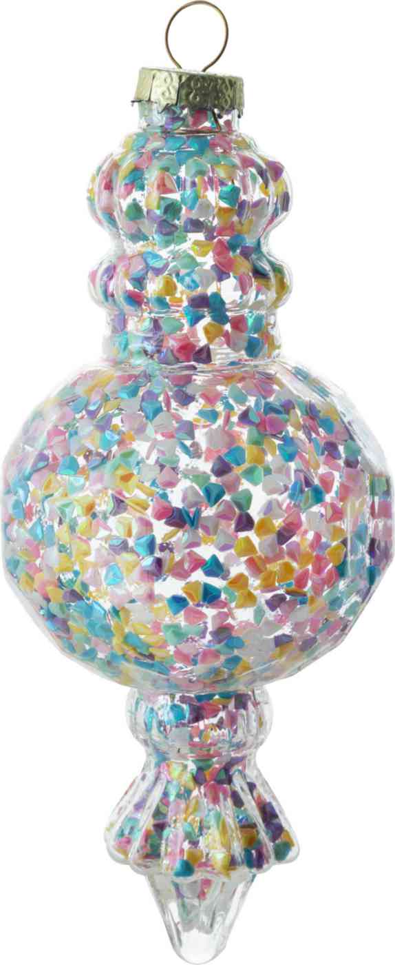 

Ёлочное украшение Сосулька, стекло