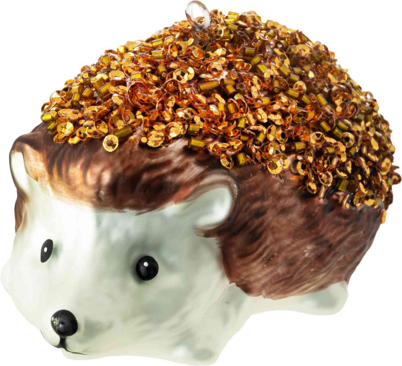 

Ёлочное украшение Ёж, стекло