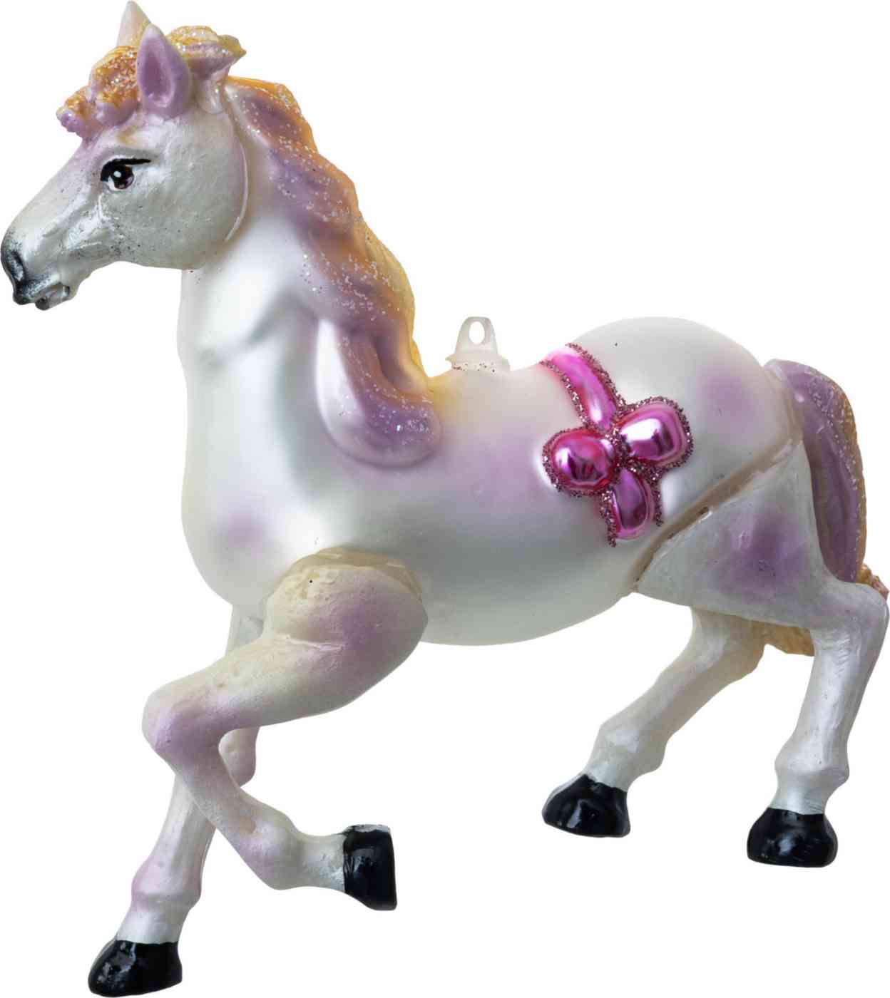 

Ёлочное украшение Лошадь, стекло