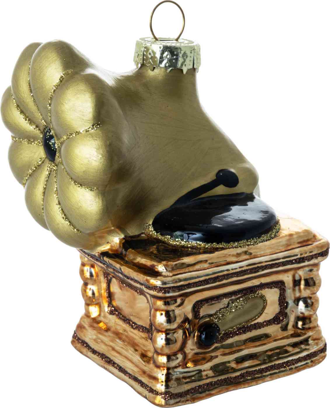 

Ёлочное украшение Граммофон, стекло