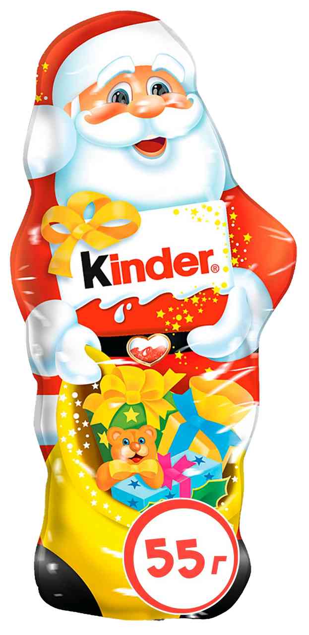 Фигура шоколадная Kinder Дед Мороз