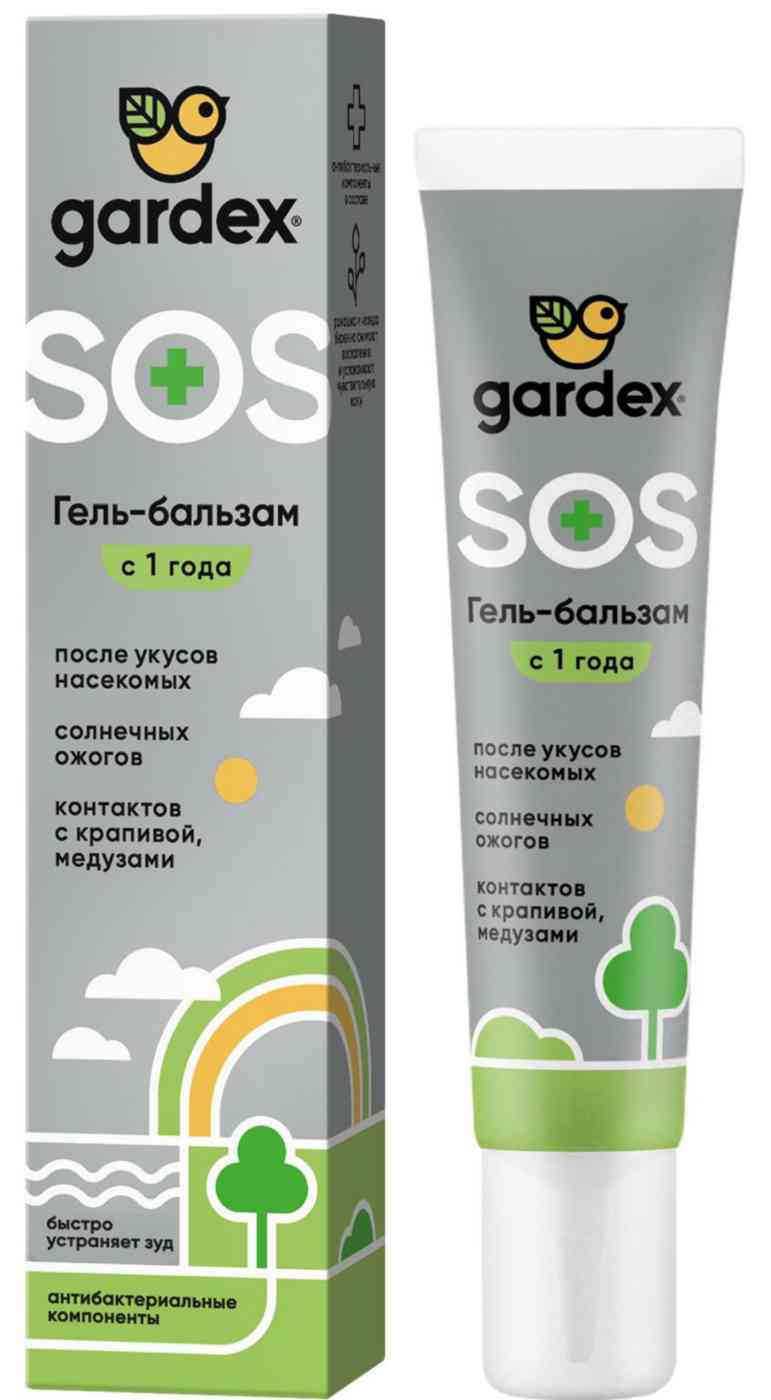 

Гель-бальзам после укуса насекомых Gardex