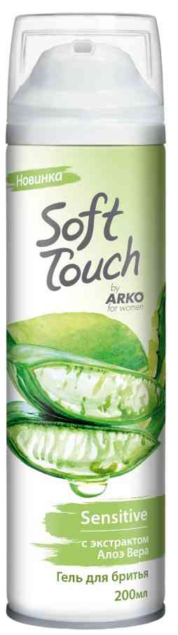 

Гель для бритья женский Soft touch Arko для чувствительной кожи