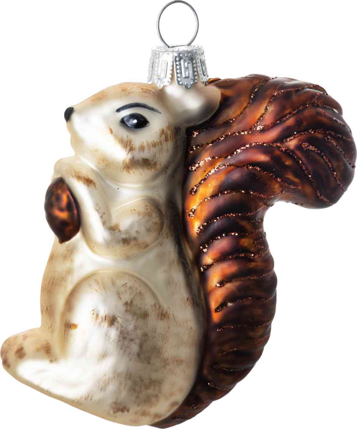 

Ёлочное украшение Белка, стекло