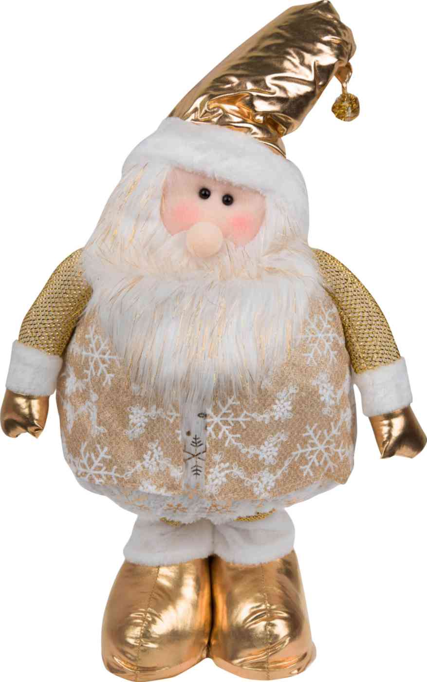 

Фигура новогодняя Дед Мороз золотой