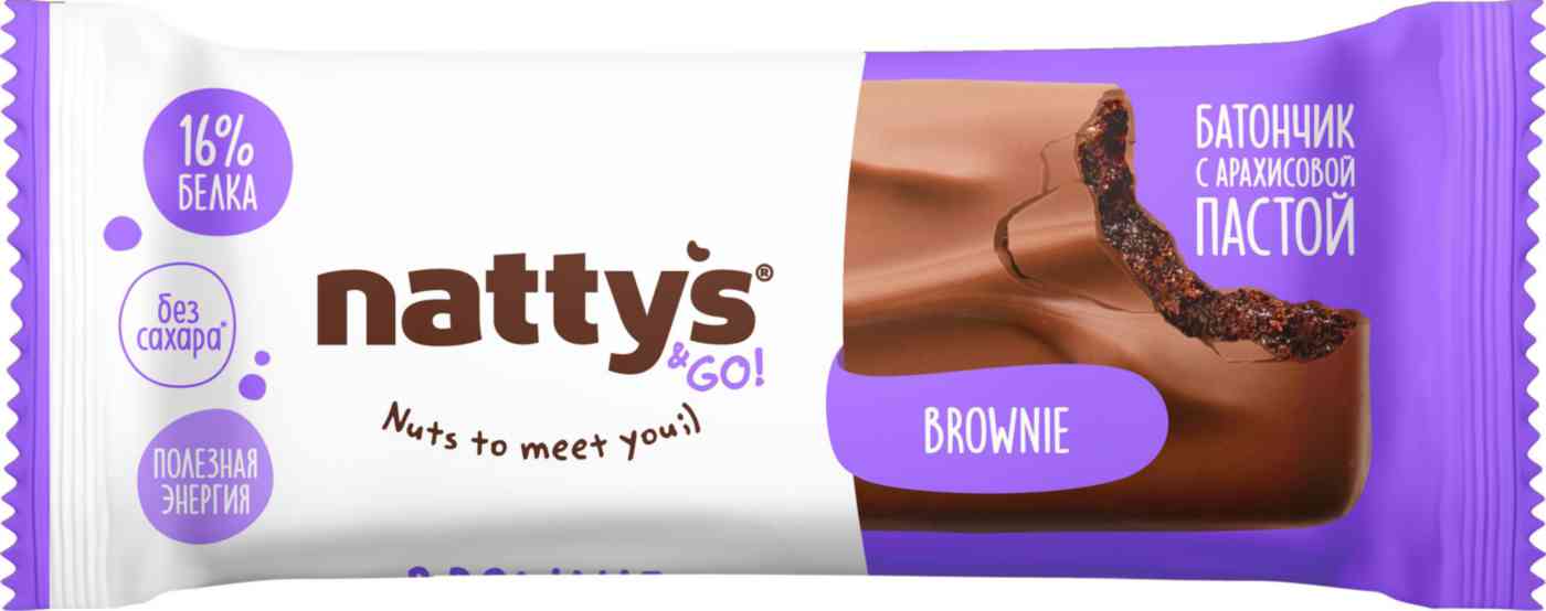 

Батончик протеиновый Nattys&Go!