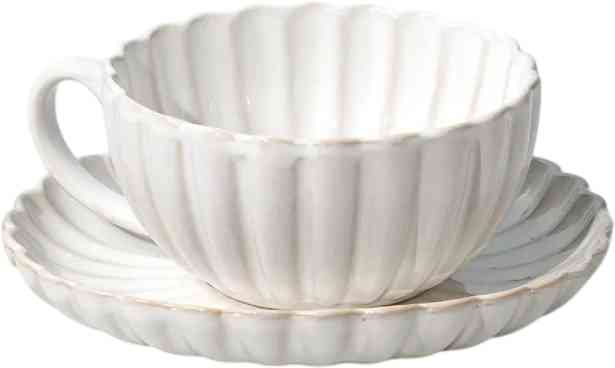 Чайная пара керамическая Marcella цвет белый 660₽