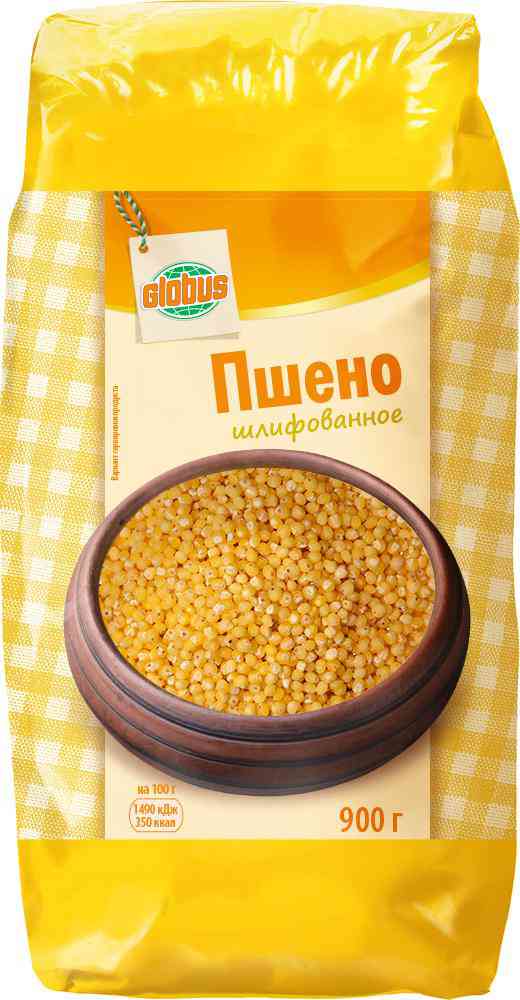 

Пшено шлифованное Глобус