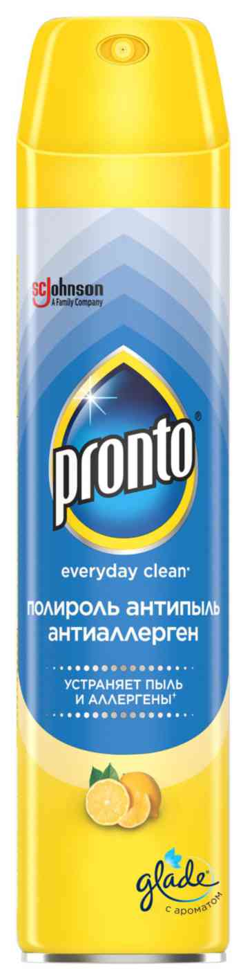 

Полироль для мебели Pronto Антипыль и Антиаллерген