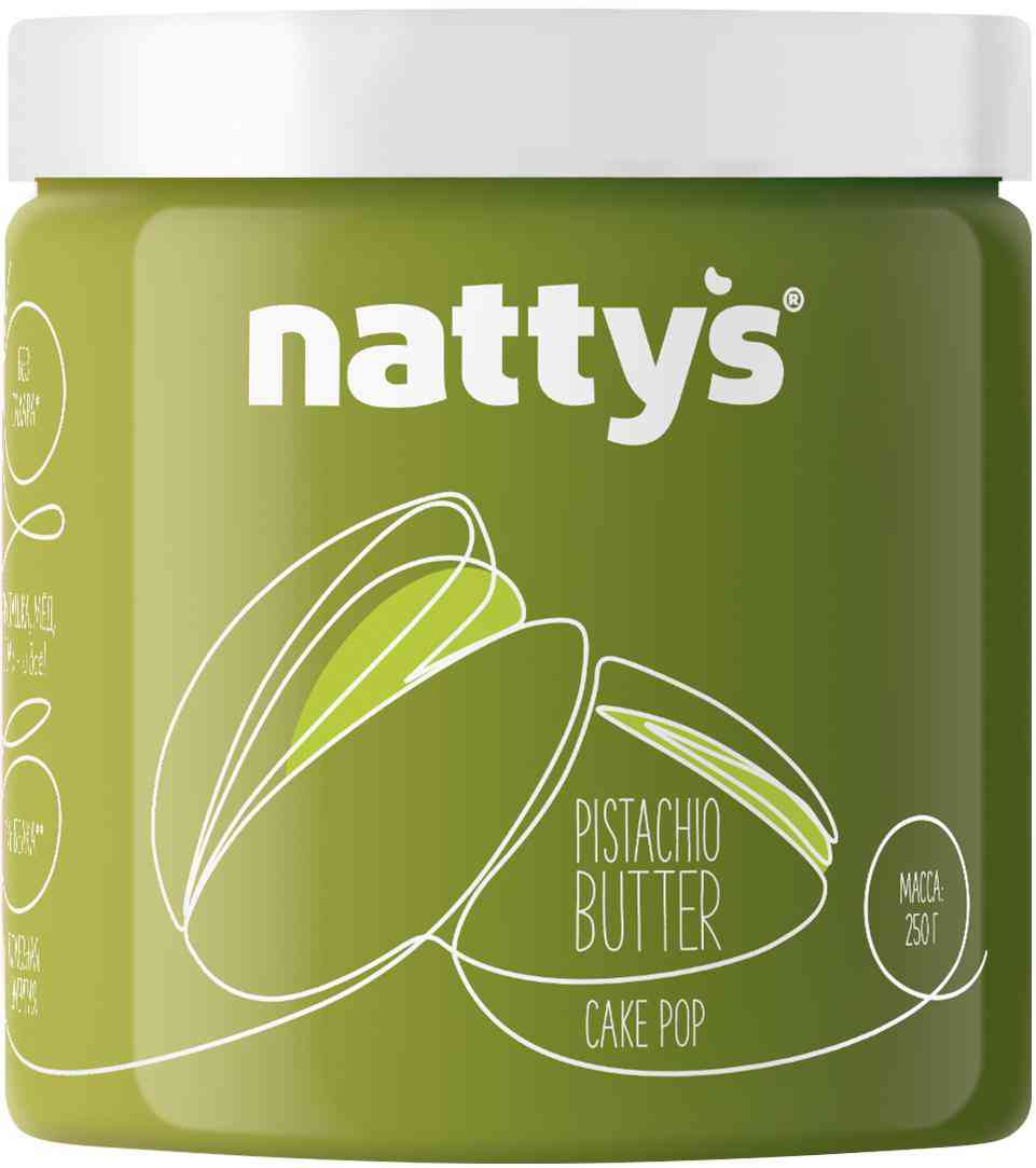 

Паста фисташковая Nattys Cake Pop с медом
