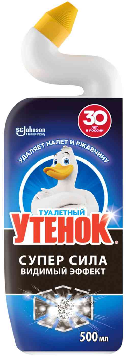 

Чистящий гель для унитаза Туалетный утёнок Супер Сила Видимый эффект