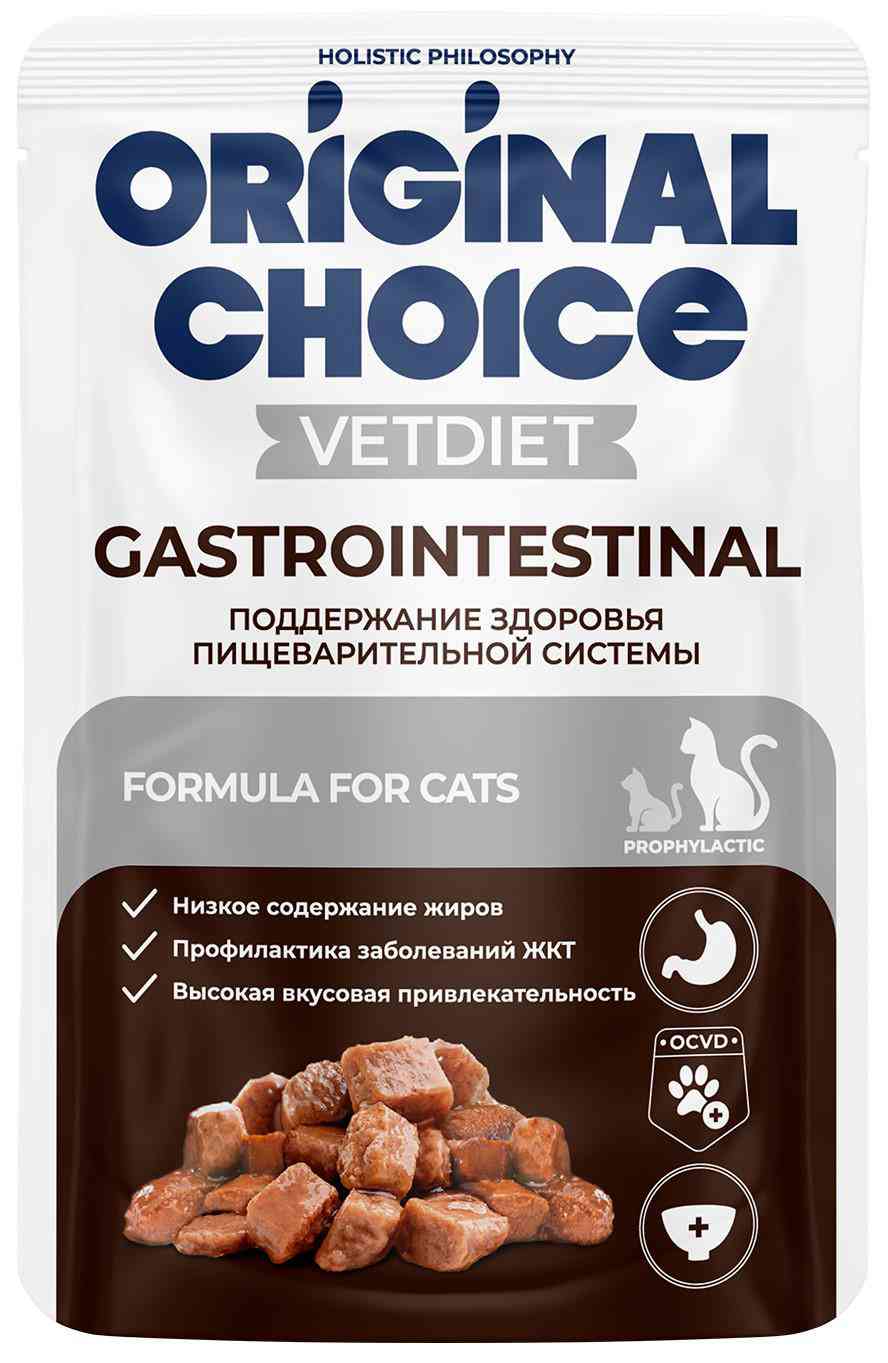 

Влажный корм для кошек с чувствительным пищеварением Original Choice