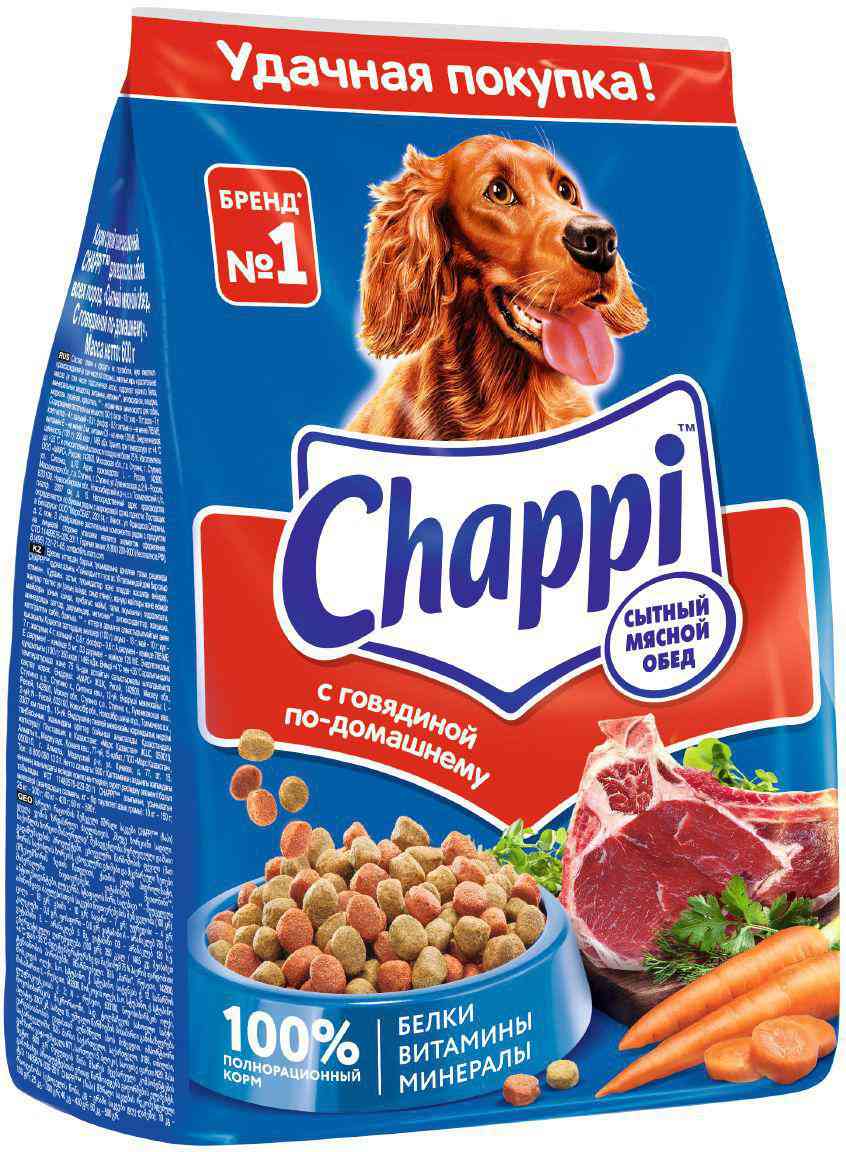 Сухой корм для собак  Chappi