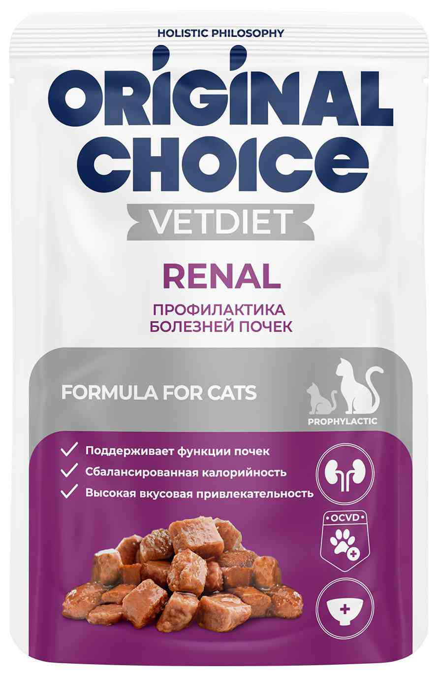 

Влажный корм для кошек диетический Original Choice