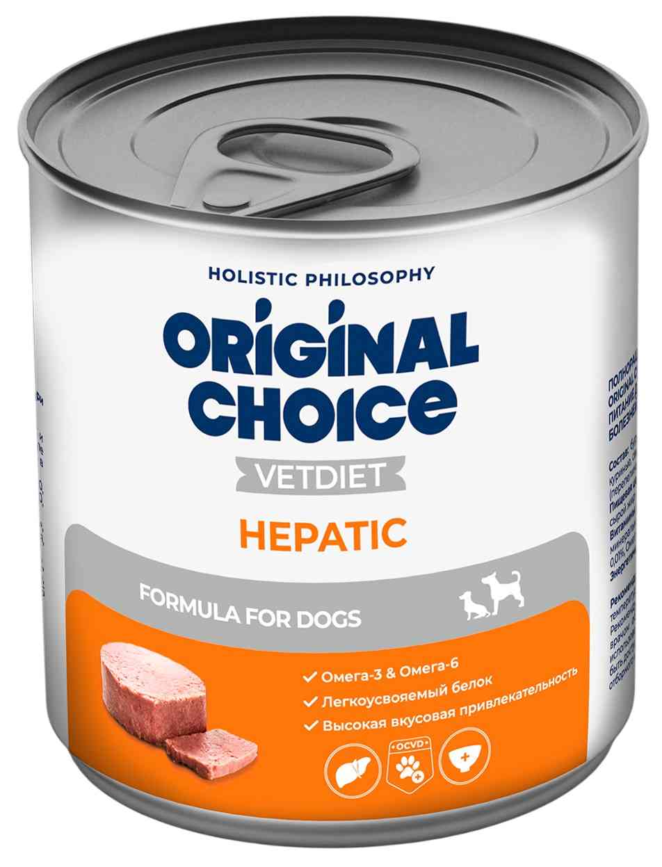 

Влажный корм для собак и щенков диетический Original Choice