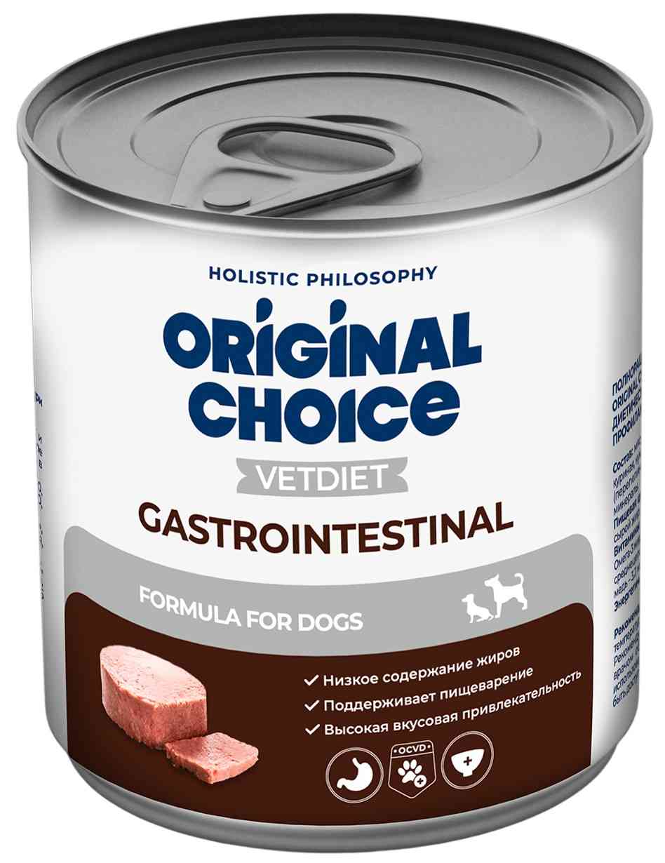 

Влажный корм для собак диетический Original Choice