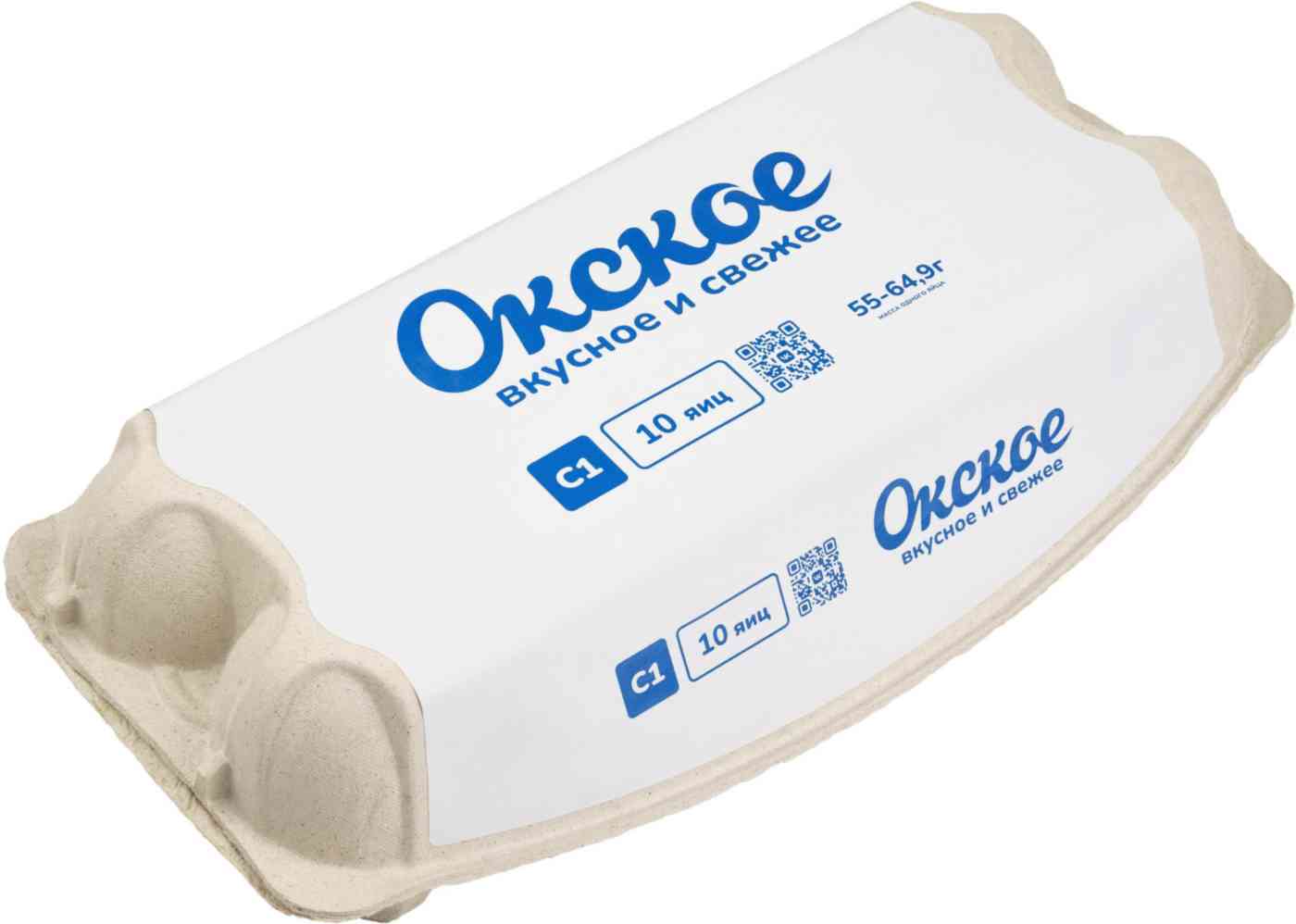 Яйца куриные Окское C1 белые 124₽